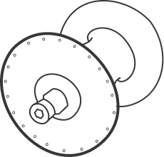 Front hub