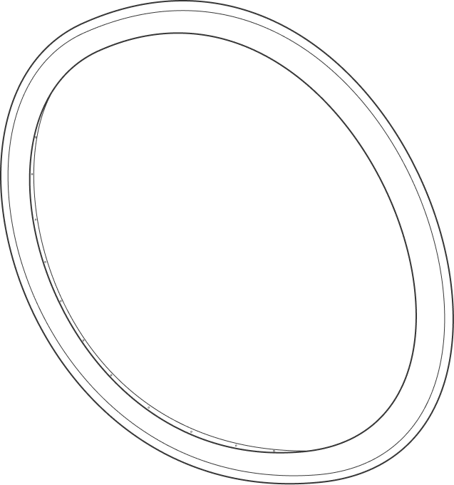 Front wheel rim