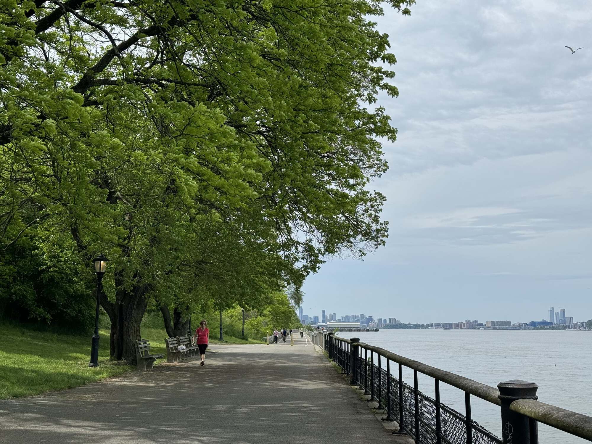 Hudson River Greenway, along the west side of Manhattan